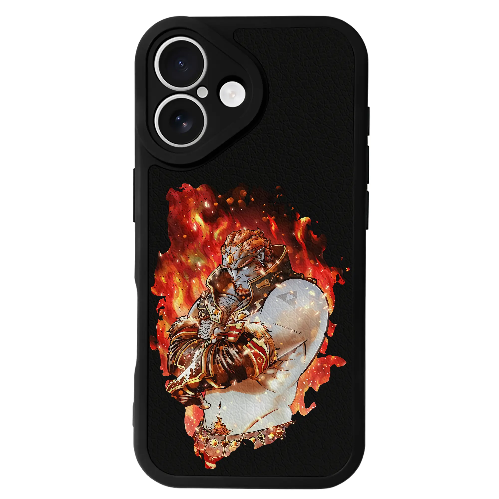 ゼルダの伝説 グッズ,ガノンドロフ - IPhone 16シリーズ対応 ・ シリコンスマホケース ・ レザー調 ・ 高精度フィット ・ 耐衝撃 ・ ワイヤレス充電対応 ・ 精密カット